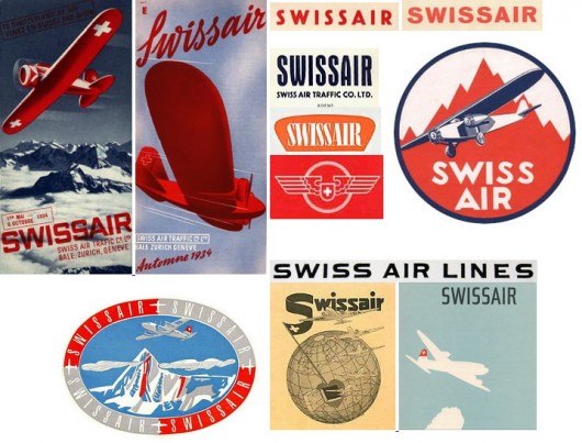 Самые первые логотипы авиакомпании